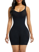 Women Black Open Gusset Seamless Bodysuit Shapewear Superfit Everyday